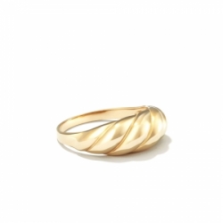 Женское золотое кольцо Круассан